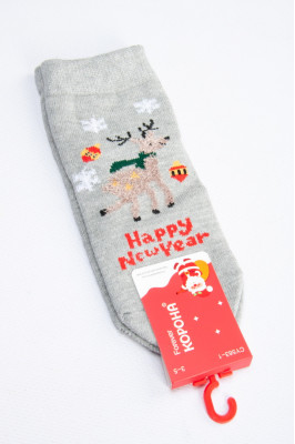 Шкарпетки дитячі новорічні кашемір